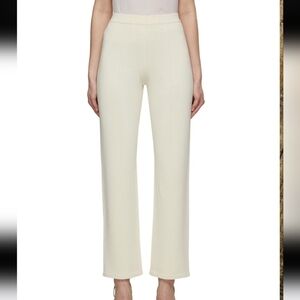 St. John Santana Knit Wool Pants – Ecru – Size 8